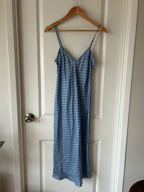Ellie Mae 100% Silk Slip Dress Sz 6